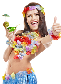 hawaii feest ontvangst feest